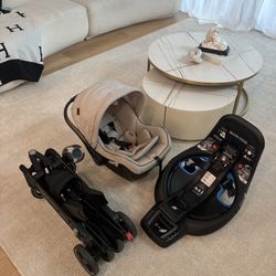 Maxi-Cosi Travel System – Stroller + Rotating Infant Car Seat (LIKE NEW)