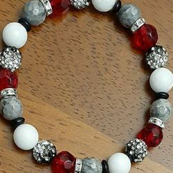 Womens Tampa Bay Bead Bracelet
