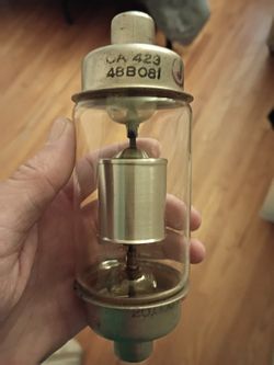 Jennings VC-50 Fixed Glass Vacuum Capacitor 20k-VOLTS MADE IN USA (READ)