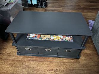 Coffee table and entertainment center