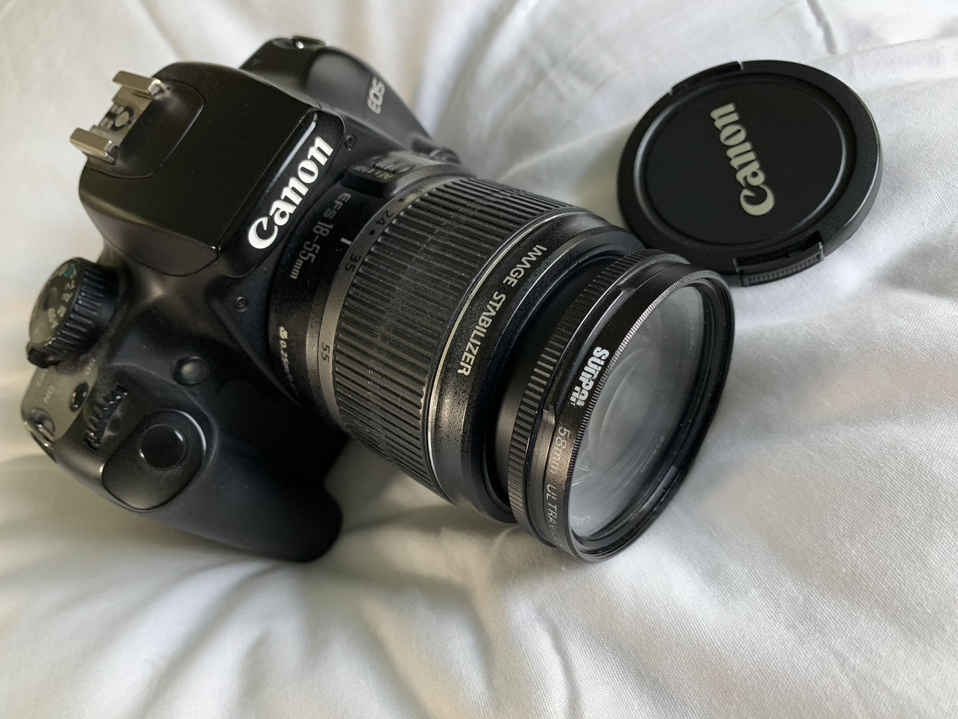 Canon Rebel XS w/18-35mm lens