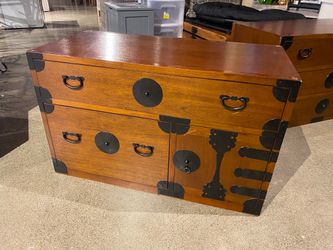 Japanese Tansu Chest with Two Drawers