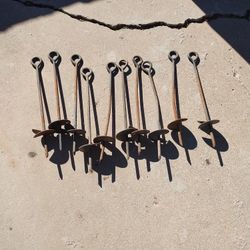 10 Ground Hooks Heavy-duty 