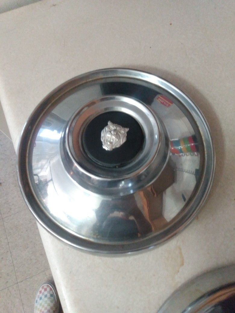 Vintage Jaguar Hubcaps