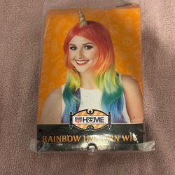 Rainbow Unicorn Wig