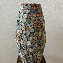 Paper Tramp Decorative Vase