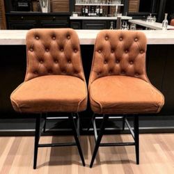 Plush Bar Stools 