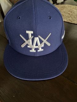 Los Angeles Dodgers Nike x KAWS Dri-FIT True Structured Fitted Hat - Royal