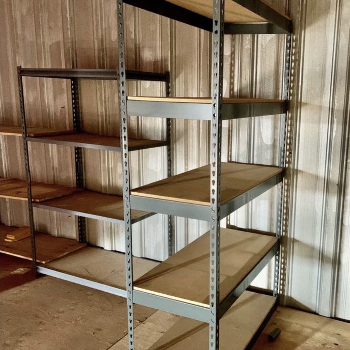 Shelving 48 in W x 18 in D Industrial Boltless Warehouse Storage Racks Stronger Than Homedepot Lowes And Costco Delivery Available