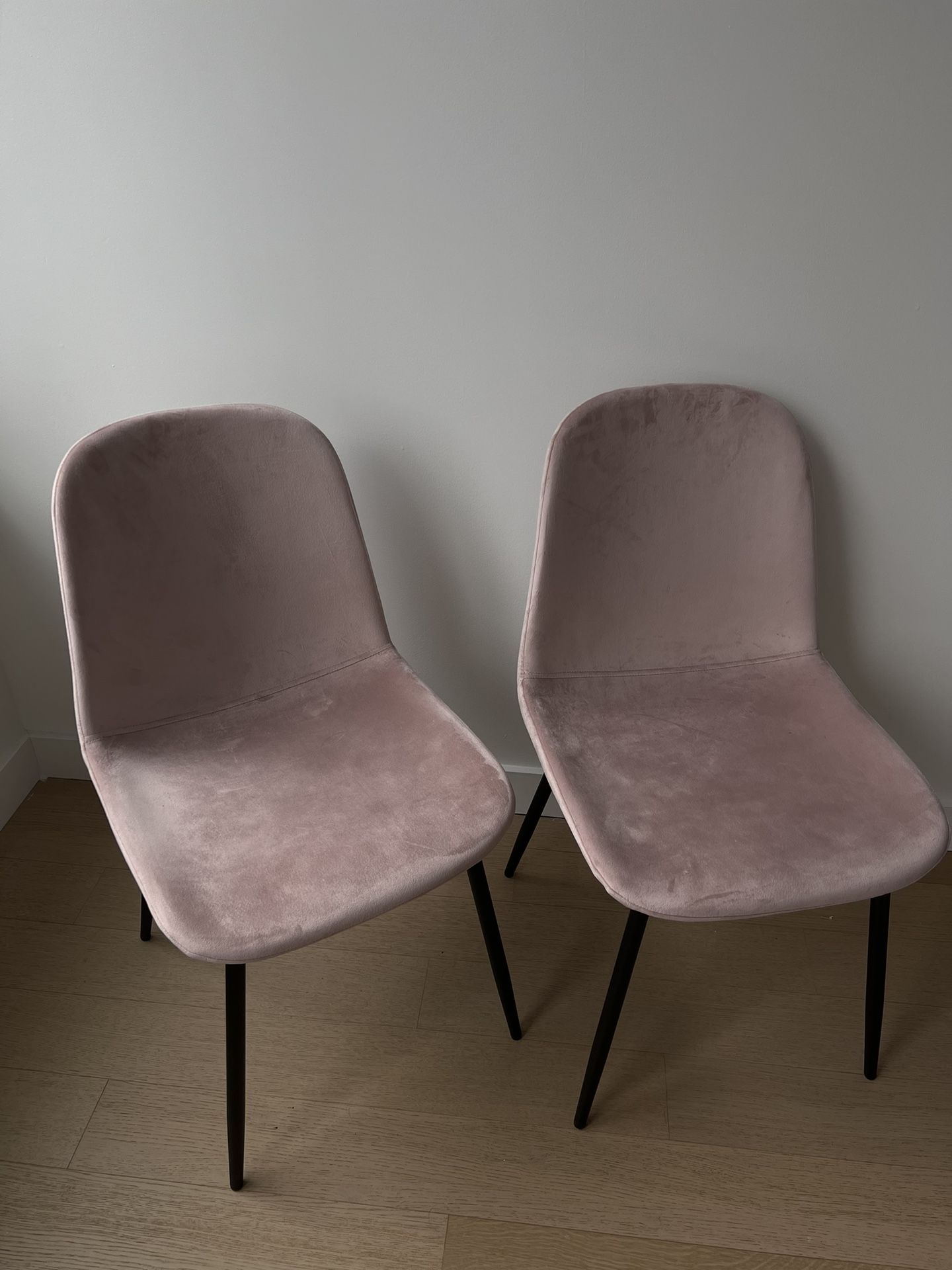 Pink Velvet Chairs