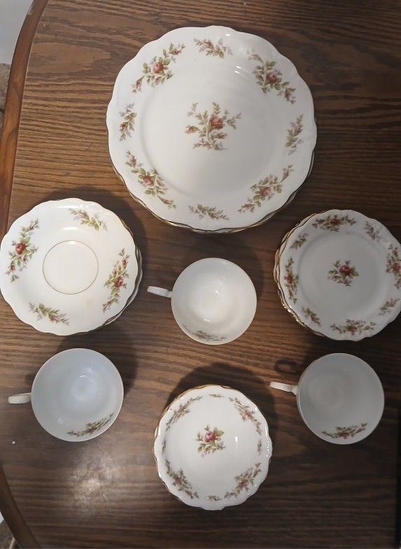 Johann Haviland Moss Rose China Set