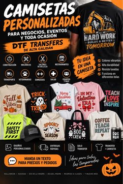 Custom printed shirts for Business and Events