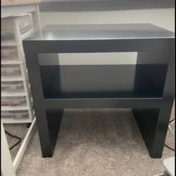 Steel Side Table Dark Grey