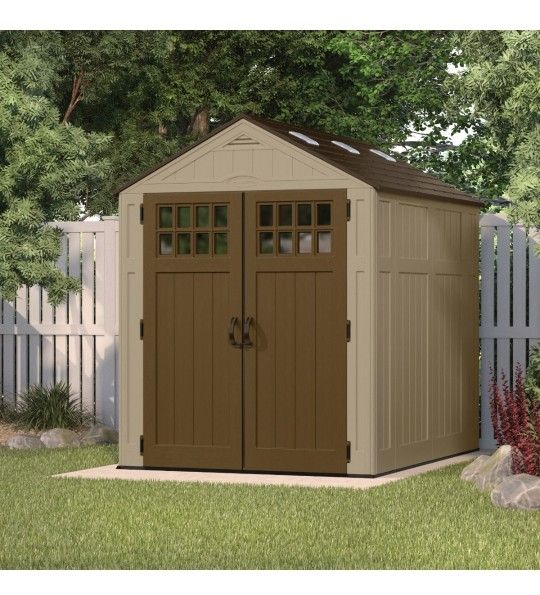 SUNCAST 6' X 10' EVERETTE 2 DOOR SHED