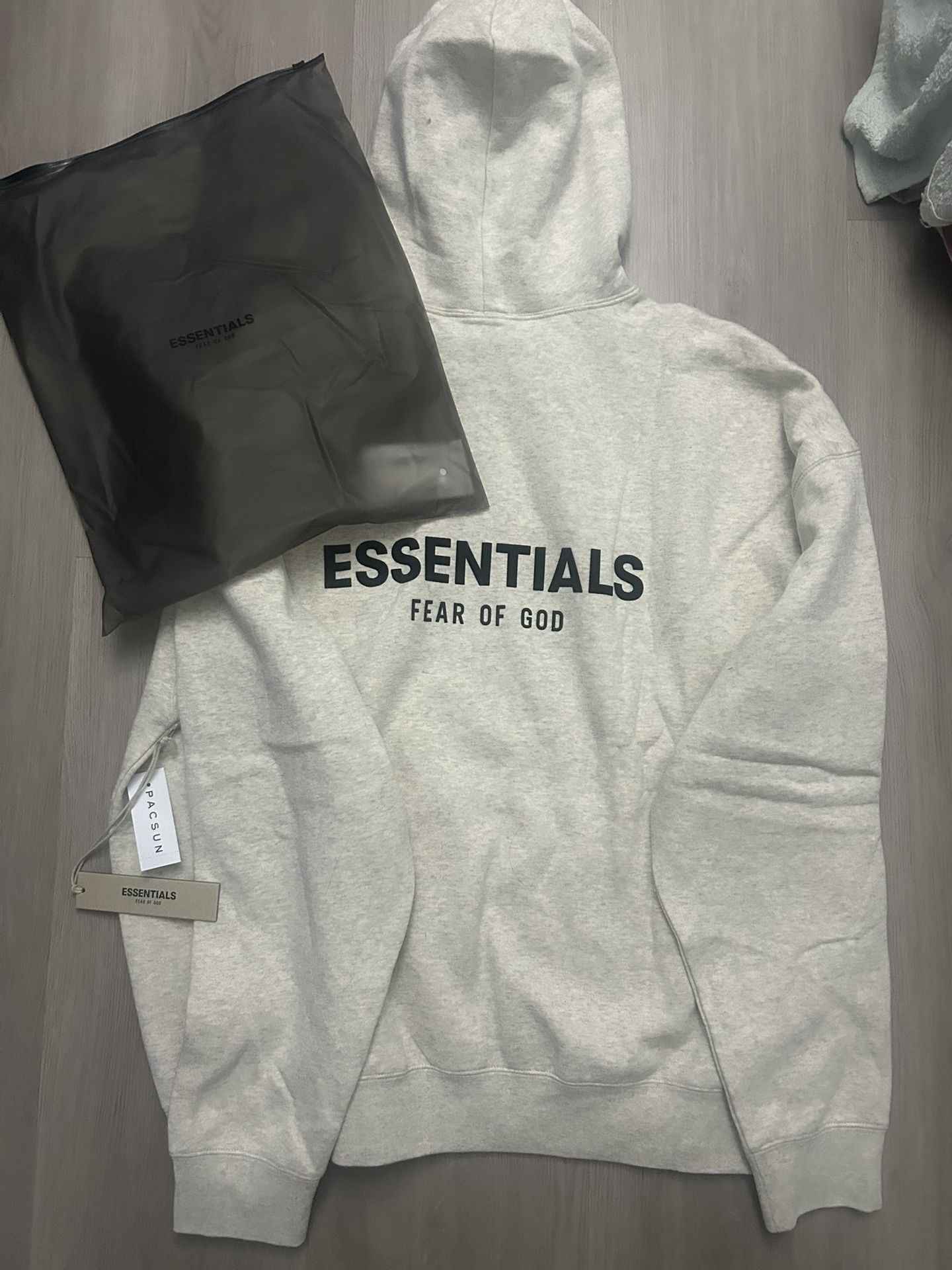 Light Oatmeal Essentials Hoodie (XL)