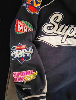 Brand New Supreme Varsity jacket/hoodie