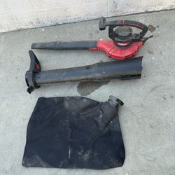 Electric Wind Blower And Mulch Vacuum 