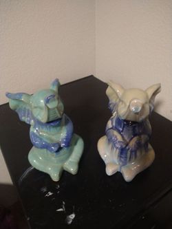 Ceramic elephants pick up only