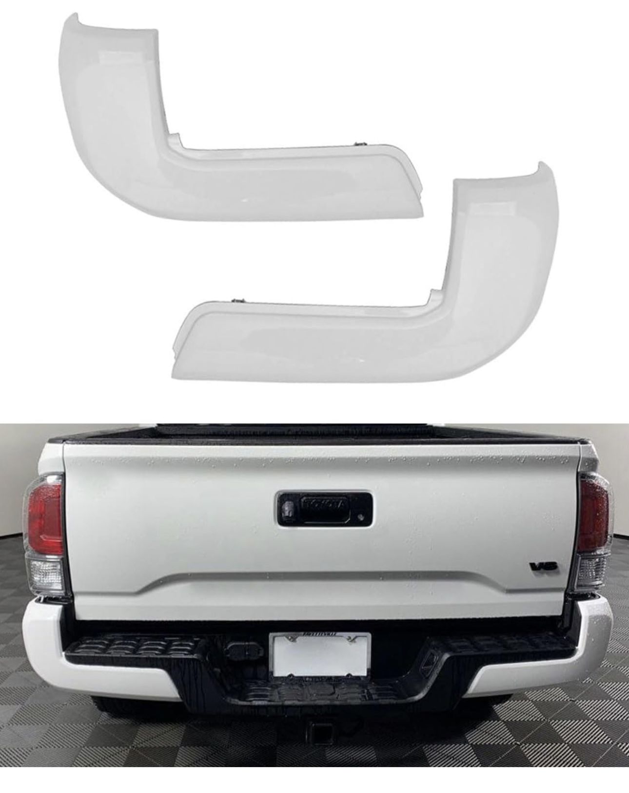 Rear Bumper End Cap – White (Color Code: 040)