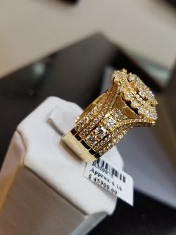 6.16CTW diamond ring men