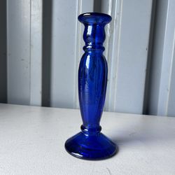 Cobalt Blue Candlestick
