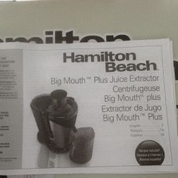 Hamilton Beach Juicer