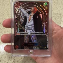 2025 ONE PIECE OP13-CARRYING ON HIS WILL 3RD ANV-GOLD #004 SHANKS PS10