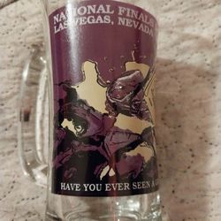 National Finals Rodeo Las Vegas Nevada 1991crown Royal Glass 