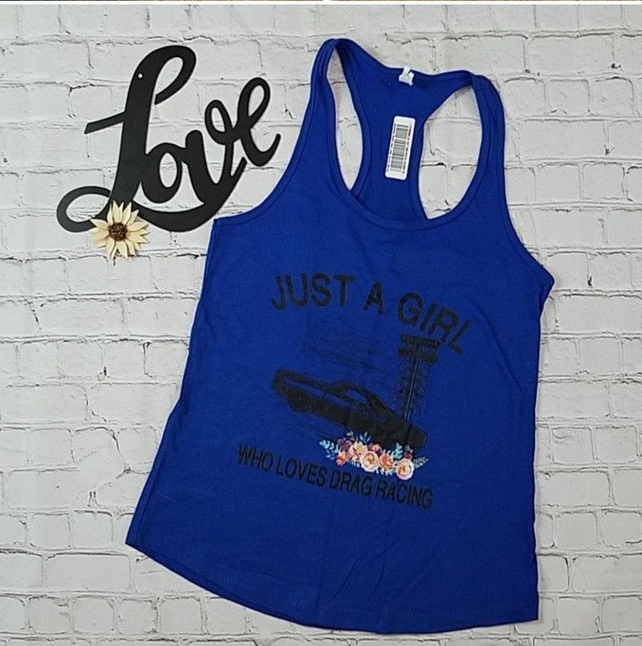 NEW Drag Racing Racerback Limited Edition Tank Top