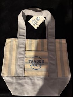 Blue Trader Joe’s bag