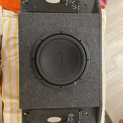 1000 W Amp And Subwoofer + Speakers And Tweeters