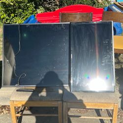 2 Used Samsung TVs With 1 Remote 
