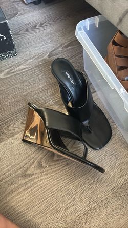 Ninewest wedge sandals/heel
