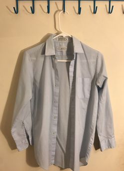 Compass Light Blue Dress Shirt Size 14 Y+