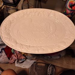 Glass Turkey Plate