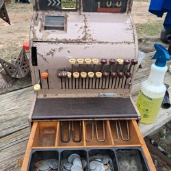 Vintage Antique Cash Register 