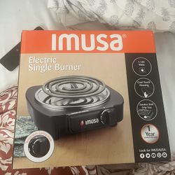 Imusa Electric Single Burner New