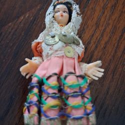 vintage Greek souvenir doll