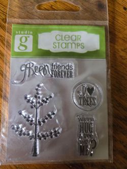 Studio G Clear Stamps Tree Nature Set