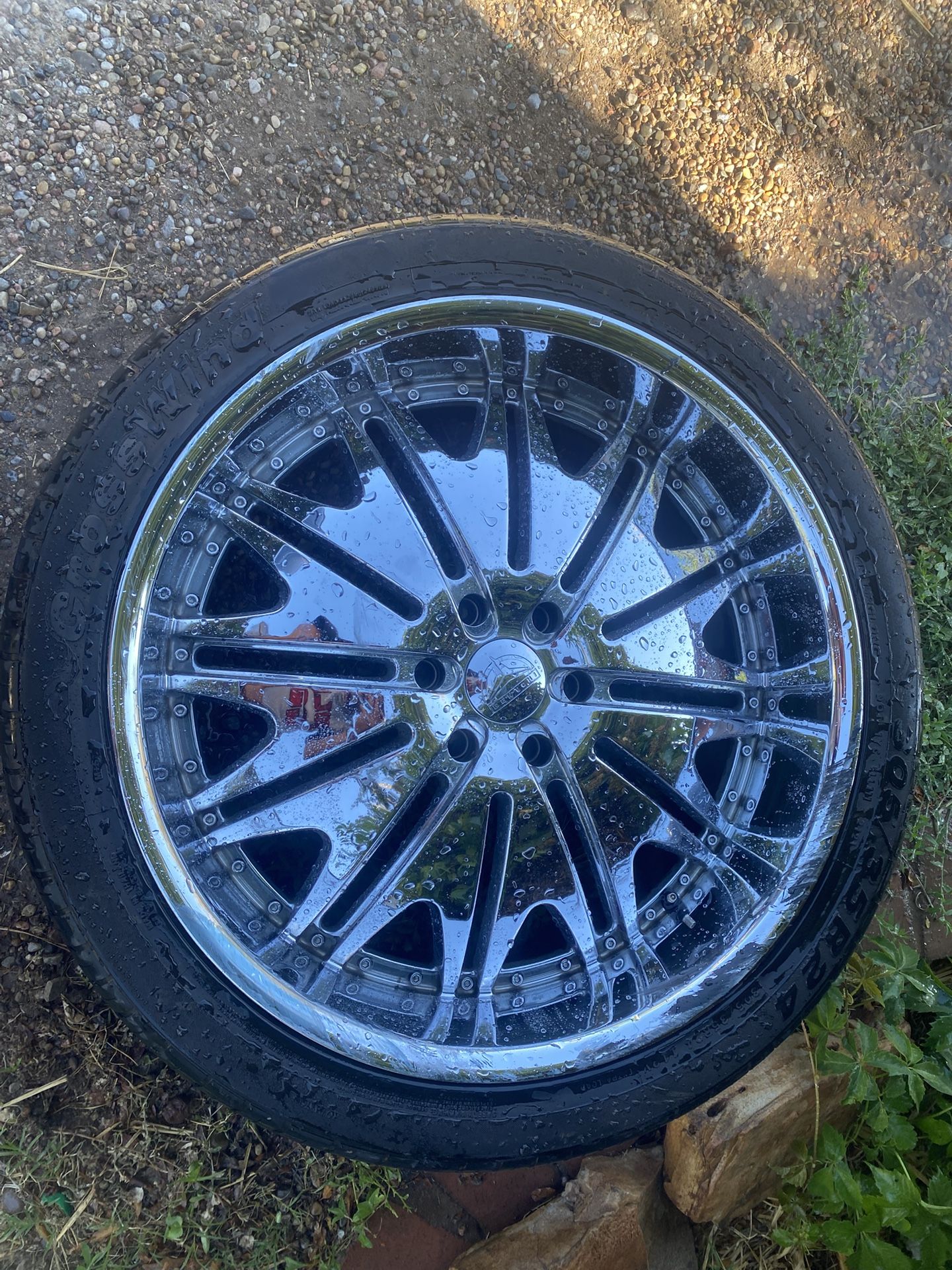3 24’ Rims And Tire 295/35/24