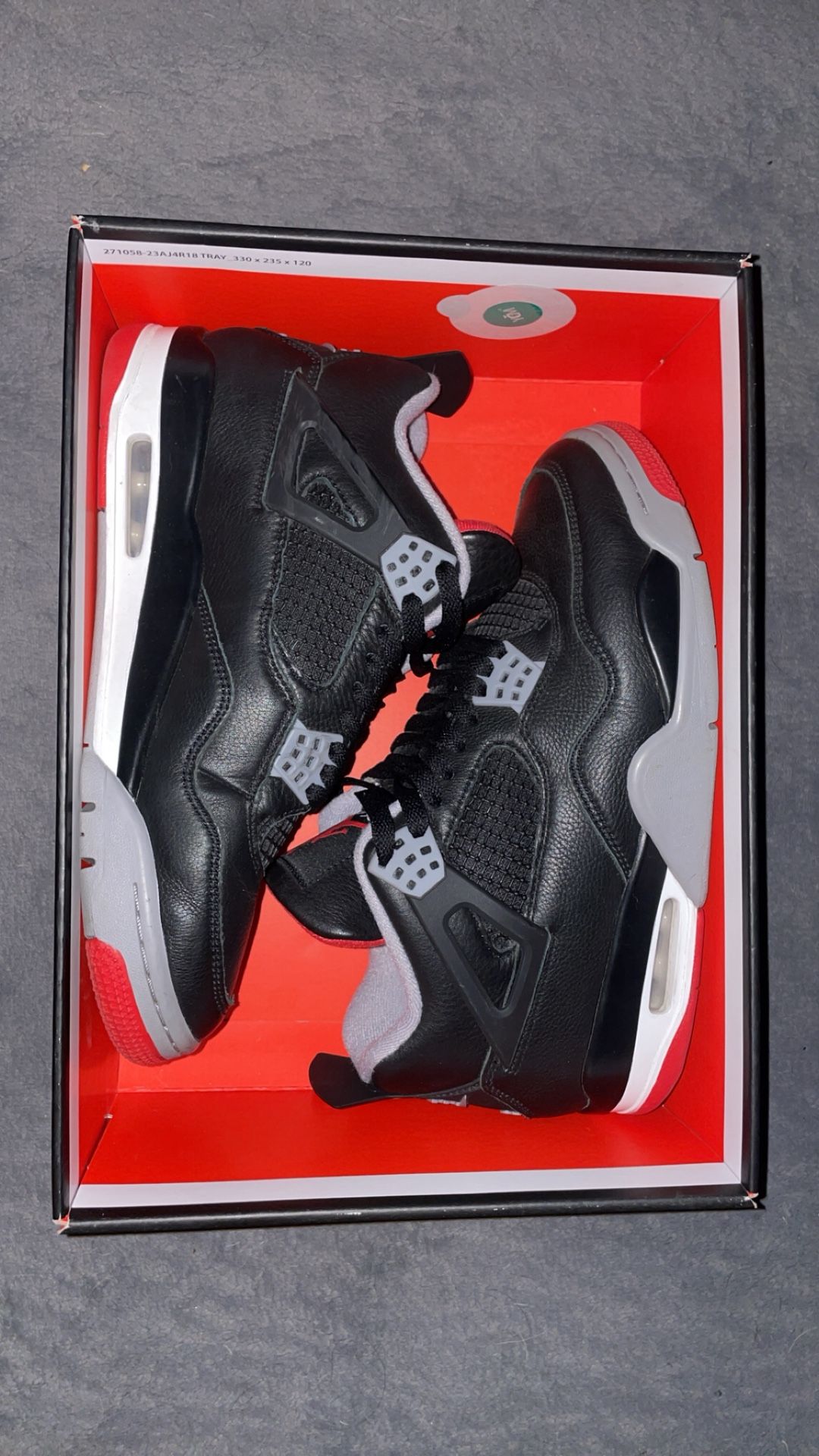 Jordan 4s Bred Reimagined Size 9