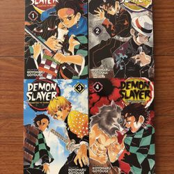 Demon Slayer KIMETSU NO YAIBA (English 1-4 Set)