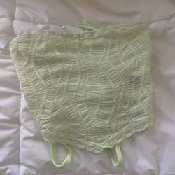 light green tube top
