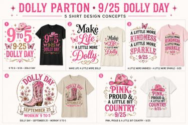 Dolly 9 to 5 shirts