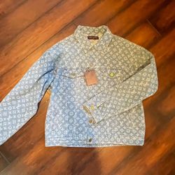LV  Denim Jacket Size Xl Men New 