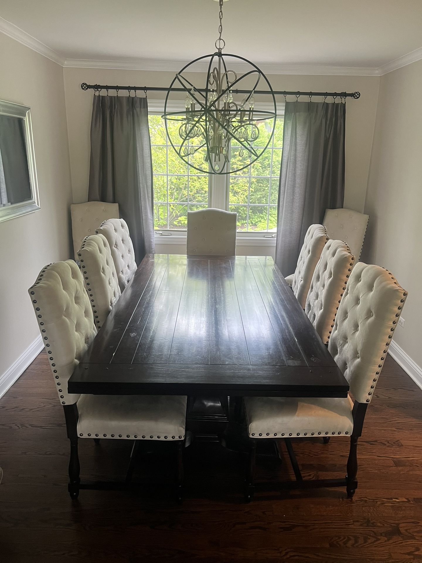 Z Gallerie Dining Table Set 
