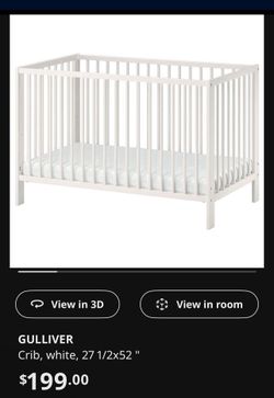 IKEA Crib + Mattress
