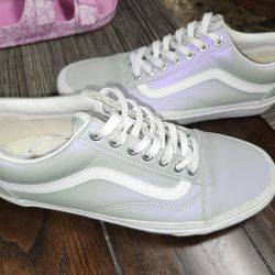 Pink Sandals Sz 8, Silver Van's 8.5, Workout Shoes W Sz 10, Crocs 2 Pairs  $25, Fila  Sandals $5, Boots Sz 11, Gray Boots Sz 10.5,W  Booties  Sz 10