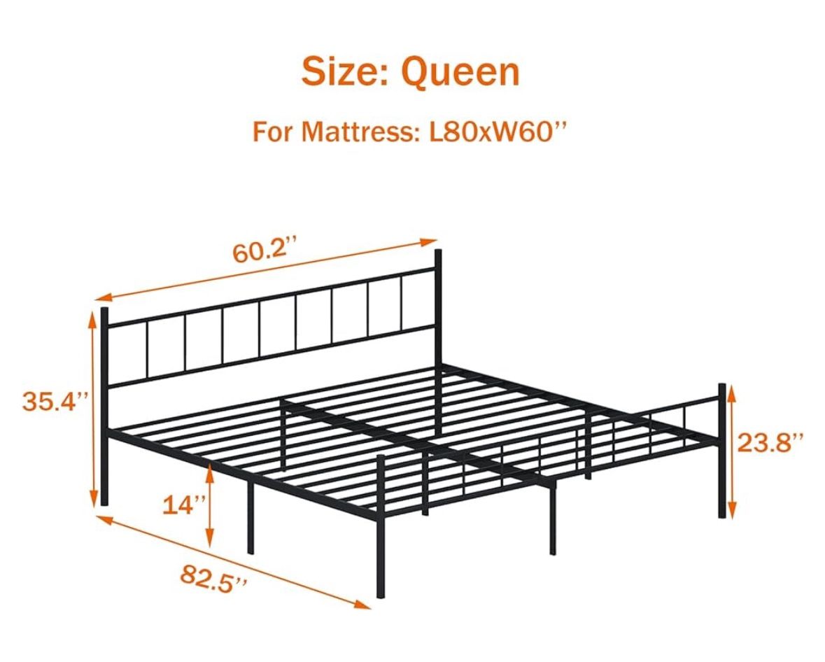 Queen Bed And Frame 