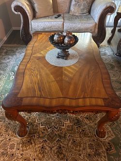 Coffee table and side tables